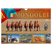 Calvendo Reise durch Asien - Mongolei (Wandkalender 2026 DIN
