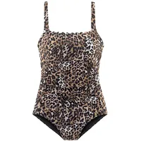 LASCANA Badeanzug Lexa Braun/Mehrfarbig 48 Cup E
