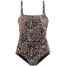 LASCANA Badeanzug Lexa Braun/Mehrfarbig 48 Cup E