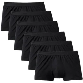 CALIDA Boxershorts unifarben schwarz S 6er Pack
