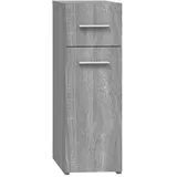 vidaXL Apothekerschrank Lagerschrank Kommode Beistellschrank Mehrzweckschrank Standschrank Schrank Grau Sonoma 20x45,5x60cm Holzwerkstoff