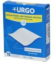 URGO Compresses stériles Non-tissées 7,5 cm x 10 pc(s)