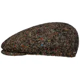 Stetson Flat Cap (1-St) Schirmmütze mit Schirm, Made in the EU schwarz 59 cm