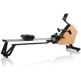 Hammer Wasser-Rudergerät RowTech NorsK, edles Holz-Design, 20 Programme, innovativer Rudergriff