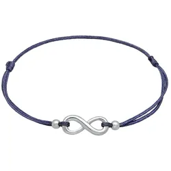 Elli Infinity Trend Symbol Elastisch 925 Silber Armbänder & Armreife   Damen 