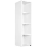 CASARIA Bücherregal 106 x 30 x 30 cm Weiß