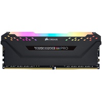 Corsair Vengeance RGB PRO schwarz DIMM 8GB, DDR4-3200, CL16-18-18-36