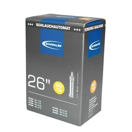 Schwalbe Unisex – Erwachsene DV 13 in Folie Schlauch, schwarz, 26x1.50-2.50"