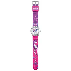 Scout Achtion Girls 280378008 Quarzuhr mehrfarbig Silikonarmband lila