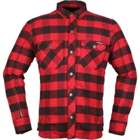 Modeka Nooner Hemdjacke Rot/Schwarz 4XL