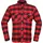 Modeka Nooner Hemdjacke Rot/Schwarz 4XL