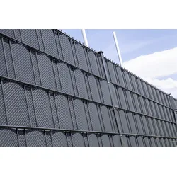 dz Sichtschutzstreifen Blickdicht cube - 35m - inkl. Versand - 7016 - 3er Set
