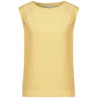 STREET ONE Top mit Mesh-Details in Gelb - Gr.: