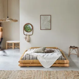 Tikamoon Futonbett 160 x 200 cm Beige
