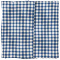 Ib laursen Tischdecke Lucas länglich dunkelblau kariert, 250 x