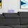 m-punkt Ecksofa TOKIO mit Bett und Bettkasten Sofa/Schlafsofa - Schwarz