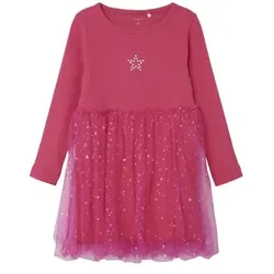 name it Langarmkleid Nmfrarana Raspberry Sorbet, 92