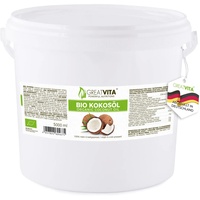 GreatVita Bio Kokosöl, nativ, 5000ml im Eimer zum Kochen & Backen