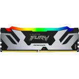 Kingston FURY Renegade RGB schwarz/silber DIMM 16GB DDR5-6400, CL32-39-39, on-die ECC (KF564C32RSA-16)