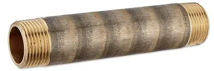 Rotguss Gewindefitting-Langnippel 1'' x 150 mm