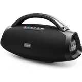 W-King 300W Peak Bluetooth Lautsprecher Box mit Monströse Bässe/190mm Subwoofer/EQ APP/IPX7 Wasserdich/BT 5.4/Schnellladung/2.1 Channel/5 Treibern/3-Wege HiFi Boxen, Musikbox Bluetooth Party Boombox