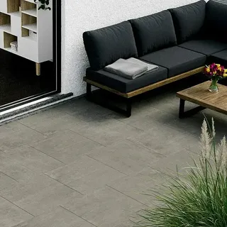 Terrassenfliese Garden Grey  (60 x 60 x 2 cm, Grau, Matt)