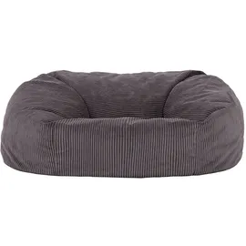 I.C.O.N. icon Riesensitzsack, Grau, Kunststoff, 2-Sitzer, 130x57x116 cm, Hergestellt in Deutschland, Oeko-Tex® Standard 100, Wohnzimmer, Hocker, Sitzsäcke, XXL Sitzsäcke