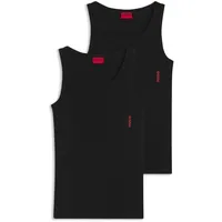 Hugo Herren Twin Pack Tank Top, Black1, XXL EU