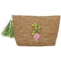 Rice Radieschen Handtasche Raffia Braun