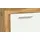VCM Sideboard Jam 125 x 80 x 35 cm Eiche Wotan / Weiß