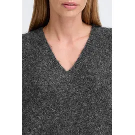 Oxmo V-Ausschnitt-Pullover Grau S