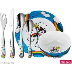 Kindergeschirr-Set Einhorn, 6-teilig