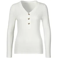 LASCANA Langarmshirt Damen creme Gr.32/34