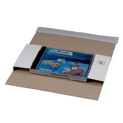 smartboxpro 100 x CD-Jewel-Mailer DIN Lang, ohne Fenster, 225x125