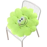 EQLEF Frosch Kissen Blumenform Nette Kissen, Baumwolle Blumen Frosch Sitzkissen Blume Kissen Dekor Auto Kissen Bodenkissen für Home Office und Kinderschule
