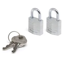 Master Lock 2 Vorhängeschlösser 3-stift-zyl. 20mm 9120eurtcc