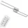 Briloner CCT LED Deckenleuchte 40 W aluminium-chrom