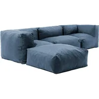 Oviala Ecksofa, modular, 4-Sitzer, Blau
