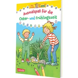 Carlsen Verlag Conni Gelbe Reihe (Beschäftigungsbuch): Ausmalspaß für die Oster- und Frühlingszeit