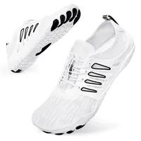 Bigzagger Barfuss Schuhe Damen Herren Sommer Barfußschuhe Damen Schnell Trocknend Badeschuhe mit Breite Zehenbox und Zero-Drop Sohle Unisex Barfussschuhe Traillaufschuhe Fitnessschuhe - 40 EU