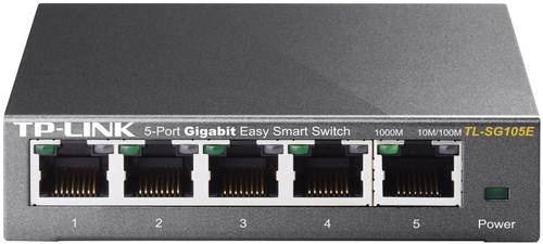 TP-LINK TL-SG105E Netzwerk Switch 5 Port 1 GBit/s