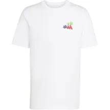 adidas Mini Embroidery Surfing Graphic T-Shirt weiß 3XL