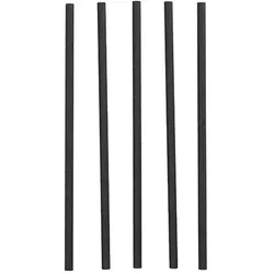 PAPSTAR Shake-Halme Papier Ø 8 mm, 25 cm schwarz 3000 Stück