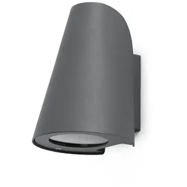 FARO Außenwandleuchte Aluminium 18,0 cm E27 IP44 grau
