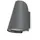 FARO Außenwandleuchte Aluminium 18,0 cm E27 IP44 grau
