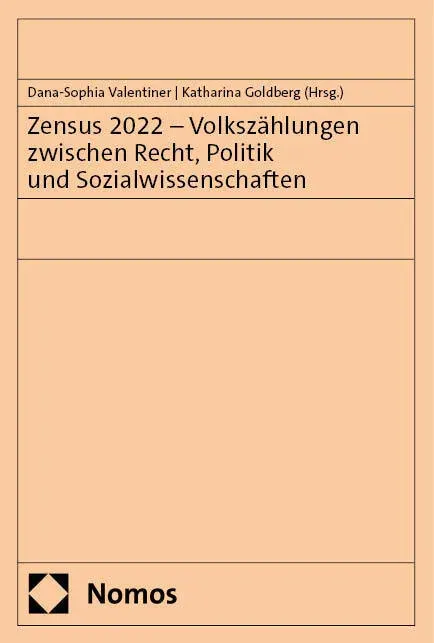 Zensus 2022 - Volkszählungen Zwischen Recht  Politik Und Sozialwissenschaften  Kartoniert (TB)