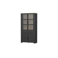 Höffner Doppelvitrine ¦ Maße (cm): B: 106,4 H: 205,4