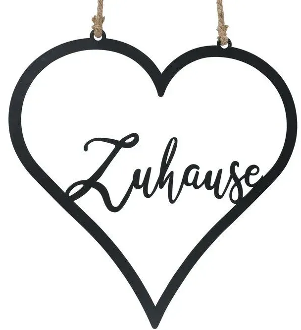 Dekohänger Zuhause schwarz