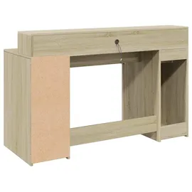 vidaXL Schreibtisch Sonoma Eiche braun