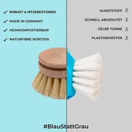 Chinchilla Spülbürste Wechselköpfe 4 St. Beige